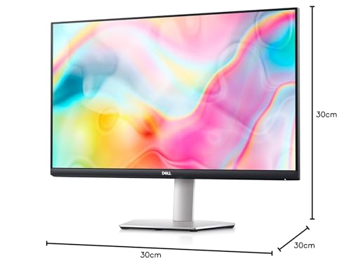 Dell 27"(68.58 cm) S2722DC, QHD Monitor, Built in Dual Speakers & USB-C Hub, IPS Panel, Refresh Rate:75Hz, ResponseTime:4ms, Colour Gamut: 99% sRGB, Ports: 1xHDMI, 1xUSB-C, 2xUSB 3.2, 1xAudio Line Out