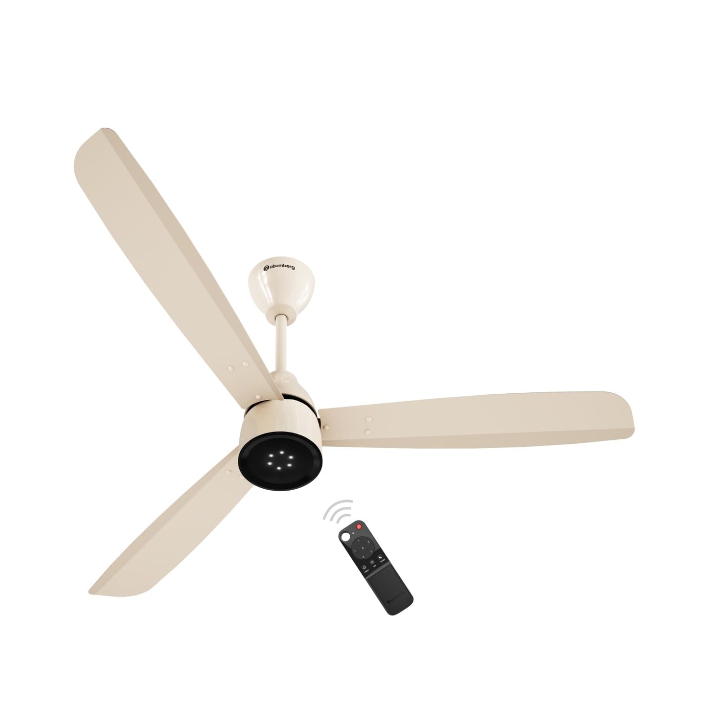 atomberg Renesa Enzel 1200mm BLDC Ceiling Fan with Remote Control | BEE 5 star Rated Energy Efficient Ceiling Fan | High Air Delivery with LED Indicators| 2 Year Warranty (Seasand Ivory)
