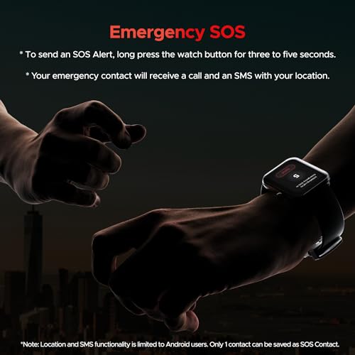 boAt Storm Call 3 w/TBT Navigation, Daily Activity Tracker, DIY Watch Face Studio,700+ Active Modes, 1.83" (4.6 cm) HD Display Fitness Smart Watch for Men & Women(Active Black)
