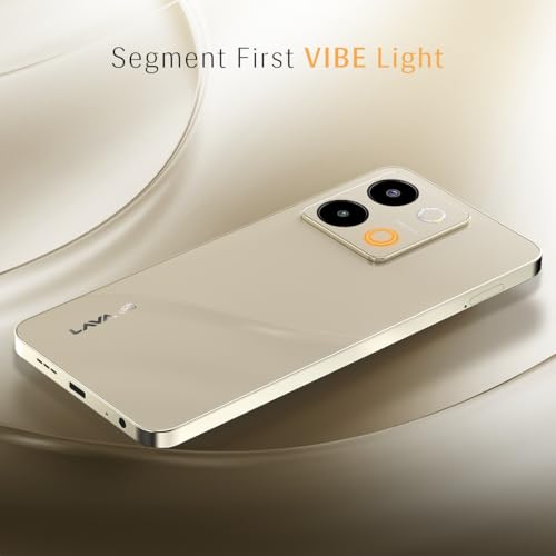 Lava Blaze 3 5G (Glass Gold, 6GB+128GB) | Segment's Fastest 5G Smartphone | Dimensity 6300 Processor | 90Hz Display | 50MP+2MP AI Camera with Vibe Light | 5000 mAh | Special Discount on All Banks