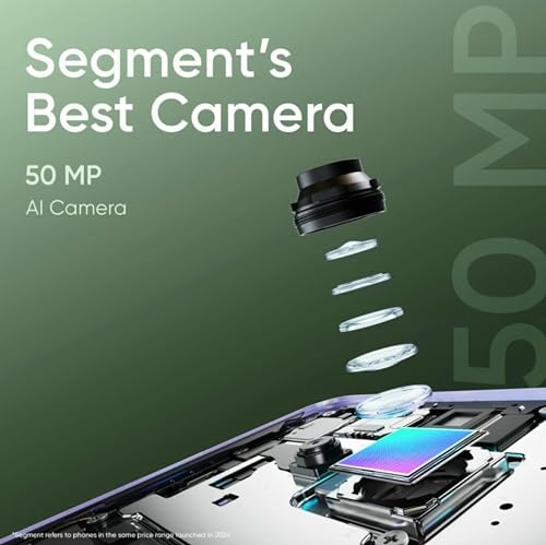 realme 12x 5G (Woodland Green, 6GB RAM, 128GB Storage) | Upto 12GB (6+6GB) Dynamic RAM | Dimensity 6100+ Processor | 50 MP AI Camera | 7.69 mm Ultra-Slim Trendy Watch Design | 45 W SUPERVOOC Charge