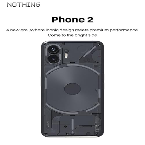 Nothing Phone (2) 5G (White, 12GB RAM, 512GB Storage) | 6.7 Inch LTPO OLED AMOLED Display | 50 MP(OIS)+50MP | 32MP Front Camera | Qualcomm Snapdragon 8+Gen 1 | 4700 mAh Battery 45W:100% in 55 Minutes
