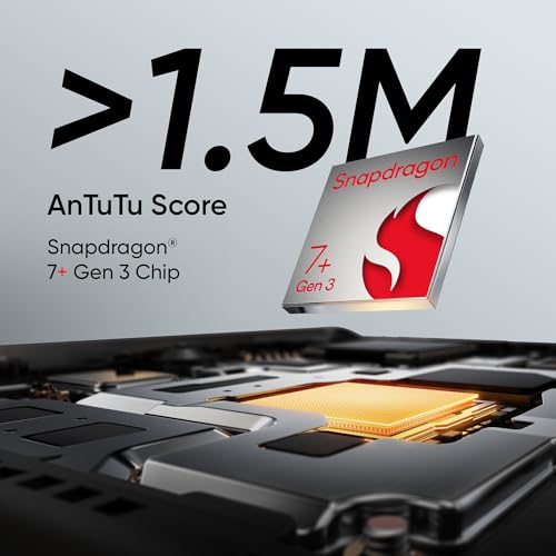 realme GT 6T 5G (Fluid Silver,8GB RAM+128GB Storage) | India's 1st 7+ Gen 3 Flagship Chipset | 1.5M+AnTuTu Score | 5500mAh+120W | The World's Brightest Flagship Display