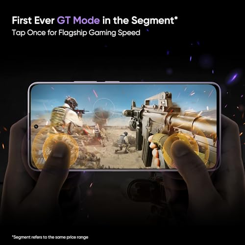 realme 13+ 5G (Dark Purple, 8GB RAM, 256GB Storage) 6.67" AMOLED Display | 80W Ultra Charging DAK | Dimensity 7300E Processor