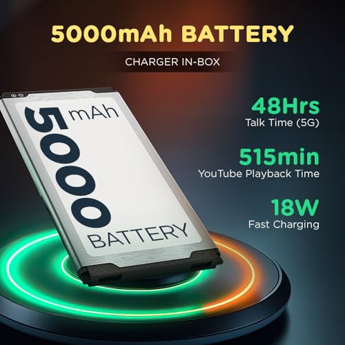 Lava Blaze 3 5G (Glass Gold, 6GB+128GB) | Segment's Fastest 5G Smartphone | Dimensity 6300 Processor | 90Hz Display | 50MP+2MP AI Camera with Vibe Light | 5000 mAh | Special Discount on All Banks