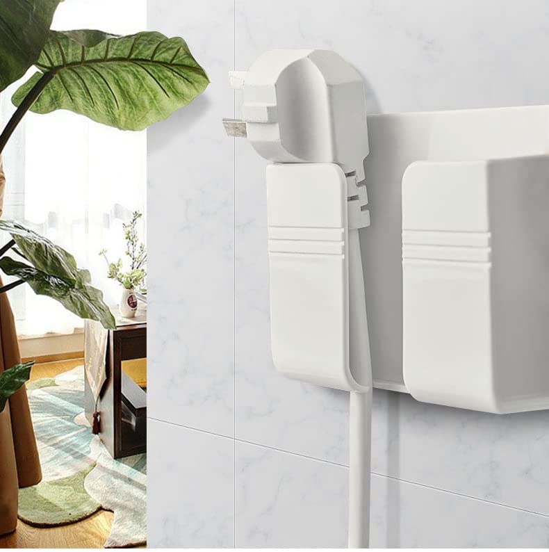 LIRAMARK Wall Mounted Mobile Phone Charging Stand, Storage Holder, Bedside Fixed Rack, Home Organization and Storage Supplies, Bedroom Accessories, Office Accessories, Bathroom Accessories (Pack of 1)