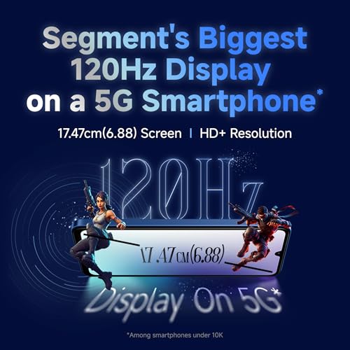 Redmi 14C 5G (Stargaze Black, 4GB RAM, 64GB Storage) | Superfast 4nm Snapdragon 4 Gen 2 | 120Hz 17.47cm (6.88”) Display | 5160mAh Battery | 50MP Dual Camera | Premium Starlight Design