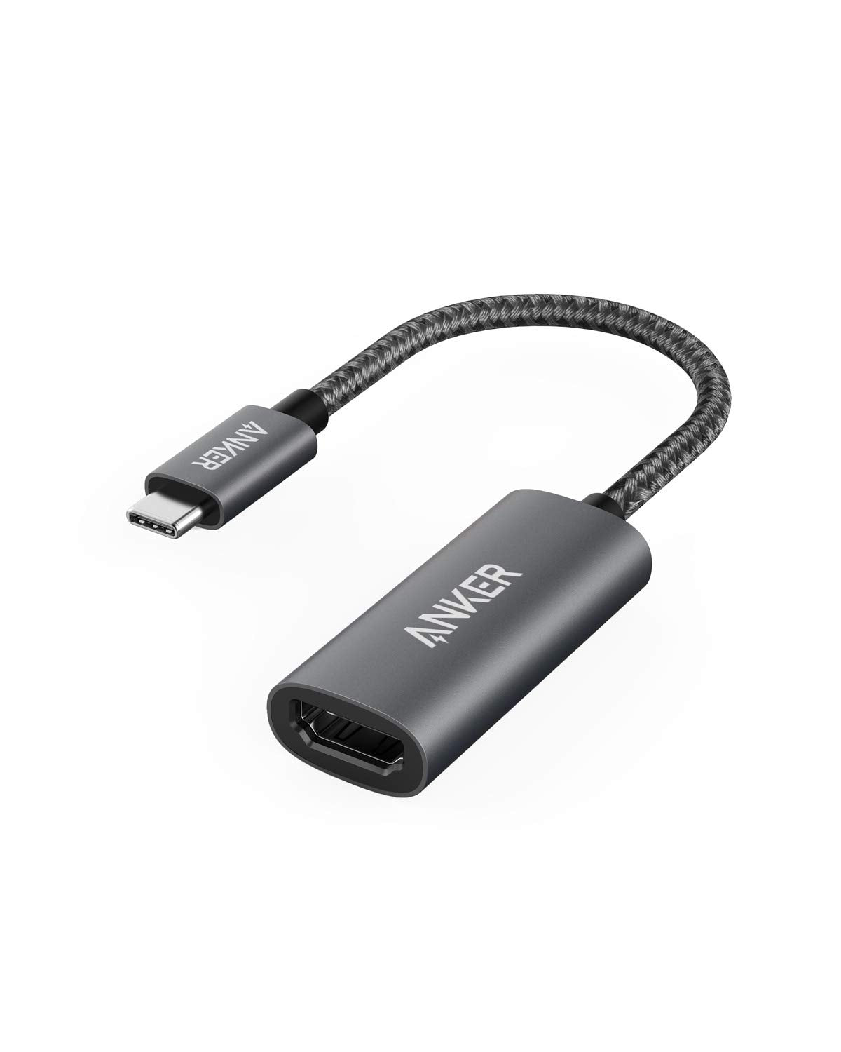 Anker USB C to HDMI Adapter (4K@60Hz), 310 USB-C Adapter (4K HDMI), for MacBook Pro, MacBook Air, iPad Pro, Pixelbook, XPS, Galaxy, and More(Compatible with Thunderbolt 3 Ports)