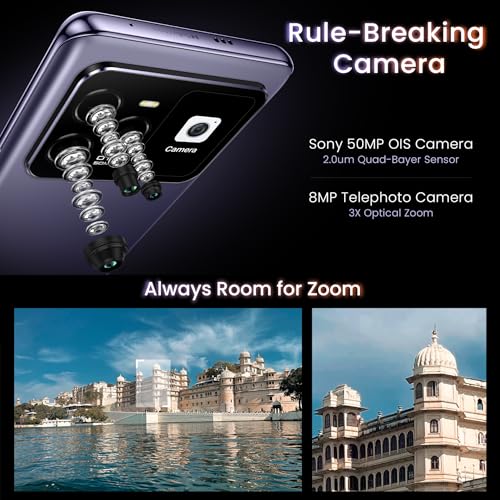 Lava Agni 3 5G (Pristine Glass, 8GB+256GB) | India's 1st Dual AMOLED | 1.5K Curved Display | Dimensity 7300X | 50MP Triple AI Telephoto Camera | 66W Fast Charge | with Charging Adapter