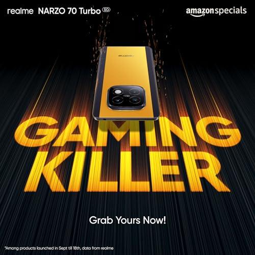 realme NARZO 70 Turbo 5G (Turbo Purple,12GB RAM, 256GB Storage) Refurbished