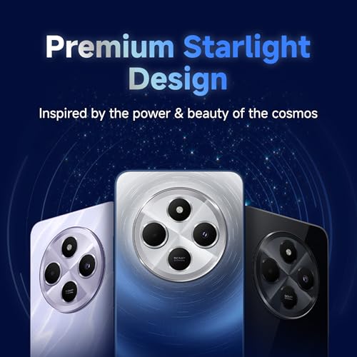Redmi 14C 5G (Stardust Purple, 6GB RAM, 128GB Storage) | Superfast 4nm Snapdragon 4 Gen 2 | 120Hz 17.47cm (6.88”) Display | 5160mAh Battery | 50MP Dual Camera | Premium Starlight Design