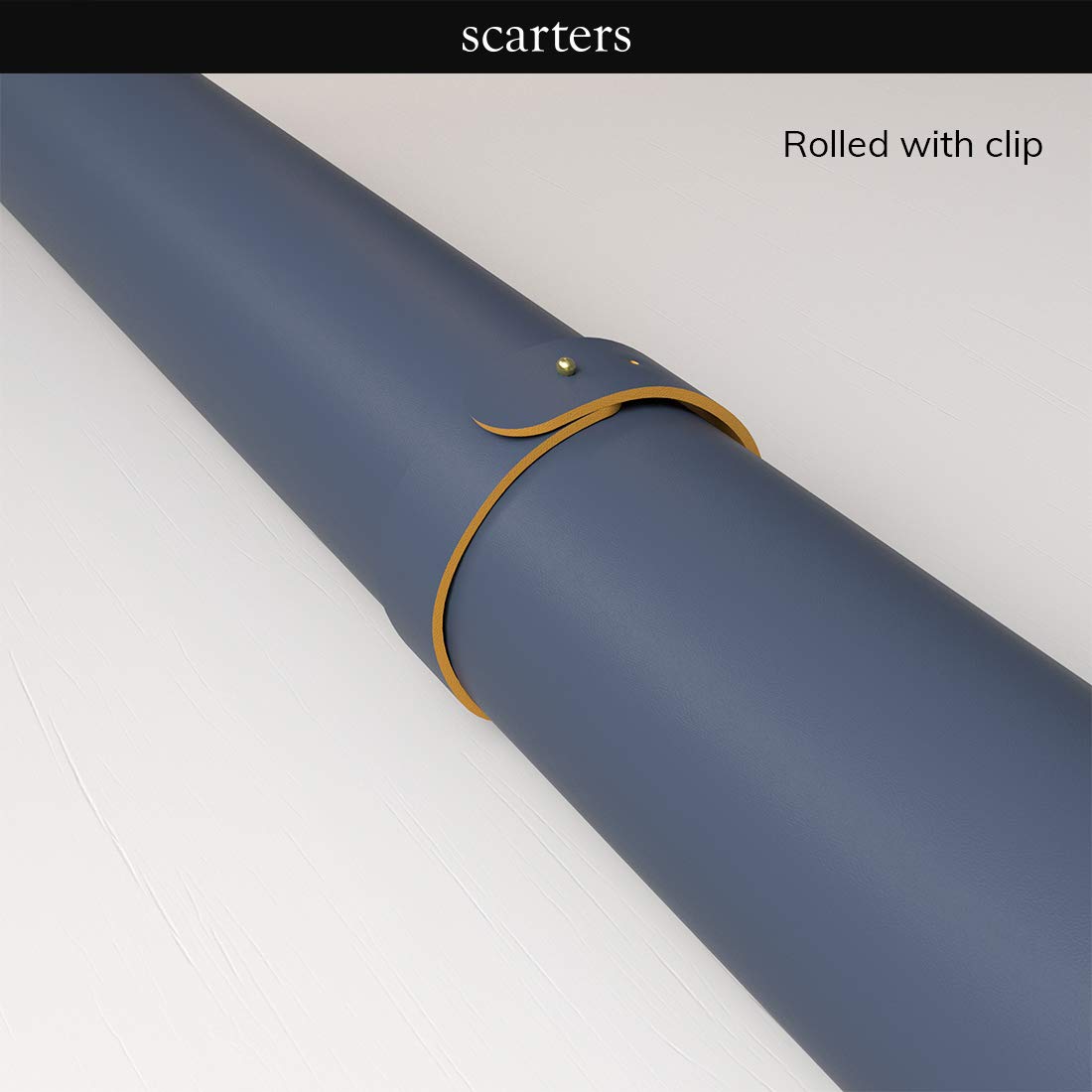 Scarters Desk mat | Desk Accessories for Work from Home and Office | Extended Mouse Pad | Reversible (Blue & Yellow) | 90 * 45cm | Anti Slip, Vegan PU