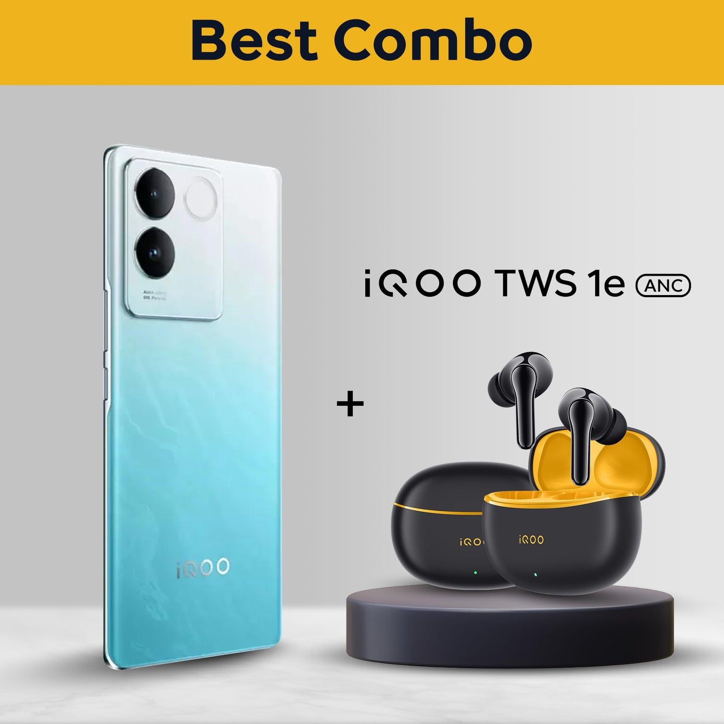 iQOO Z7 Pro 5G (Blue Lagoon, 8GB RAM, 128GB Storage) | 3D Curved AMOLED Display | 4nm MediaTek Dimesity 7200 5G Processor | 64MP Aura Light OIS Camera | Segment's Slimmest & Lightest Smartphone