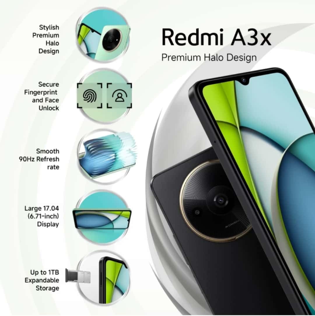 Redmi A3X (Midnight Black, 64 GB) (4 GB RAM)