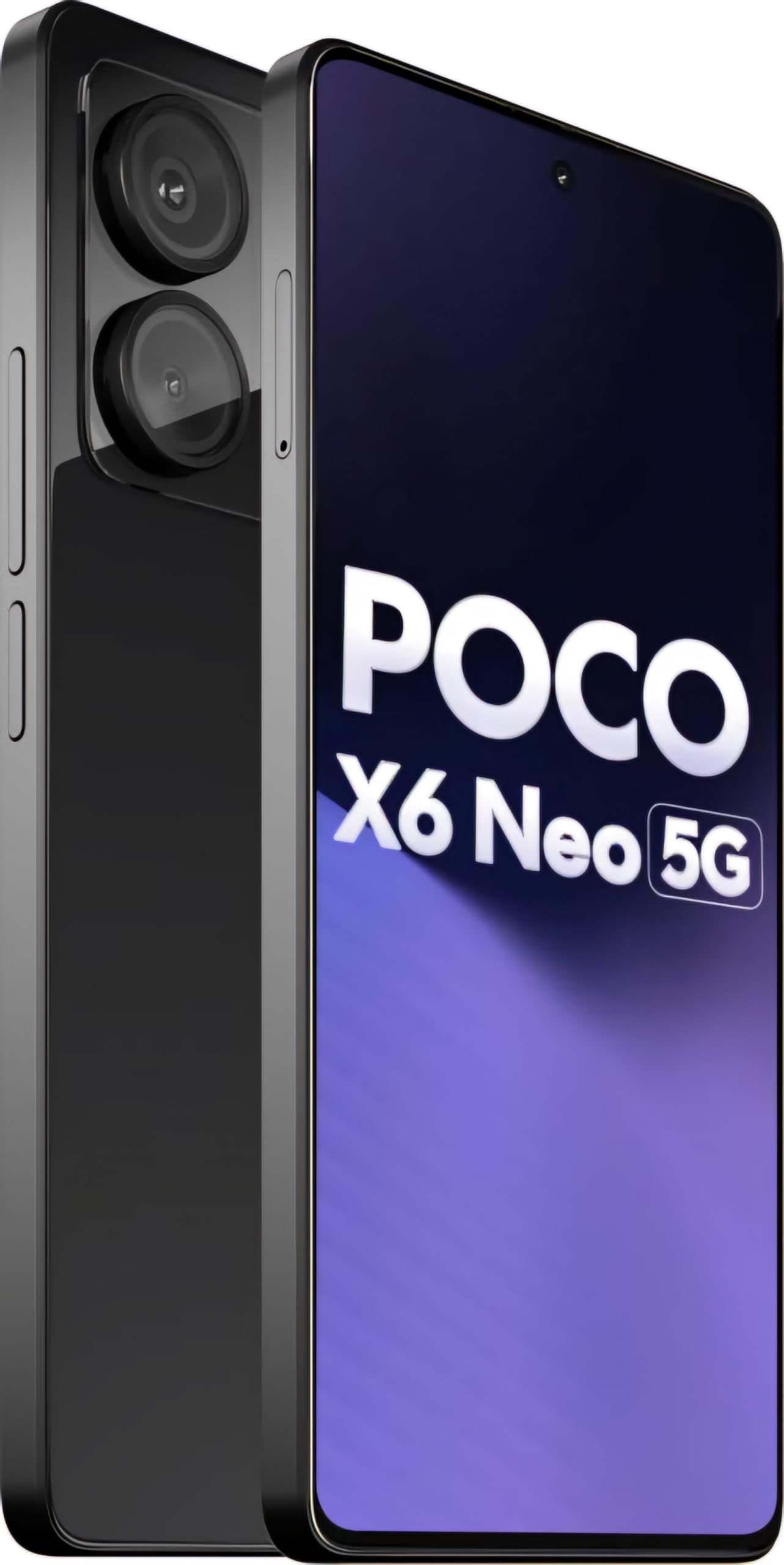 POCO X6 Neo 5G (Astral Black, 8GB RAM, 128GB Storage) | Dimensity 6080 Processor | 5000 mAh Battery + 33W Fast Charging | 108MP + 2MP Rear Camera & 16MP Front Camera