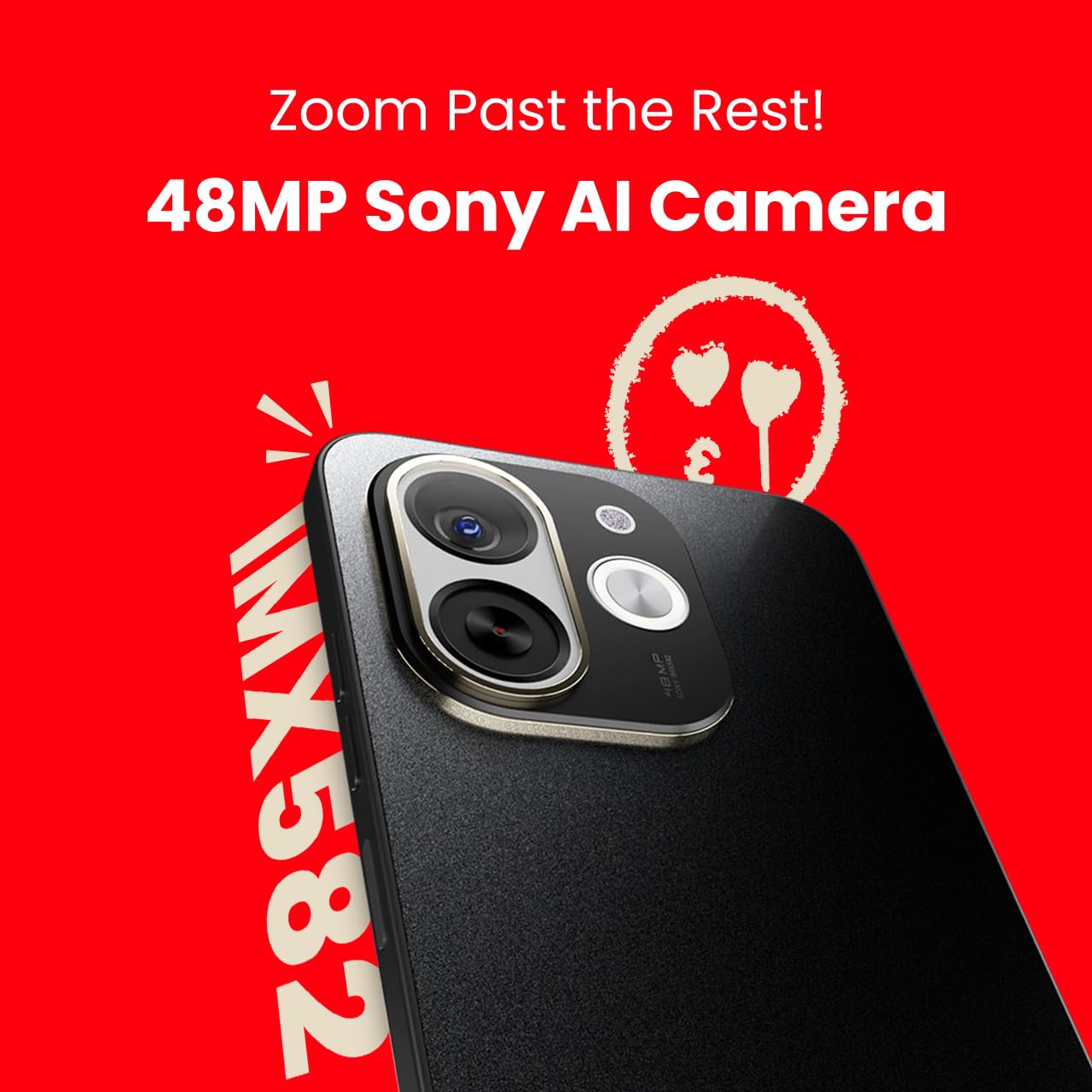 Tecno POP 9 5G (Midnight Shadow, 8GB+128GB) | D6300 5G Processor | 48MP Sony AI Camera | 4+ Year Lag Free Fluency |5000 mAh Battery |Dual Speaker | 5G with NFC | Without Charger