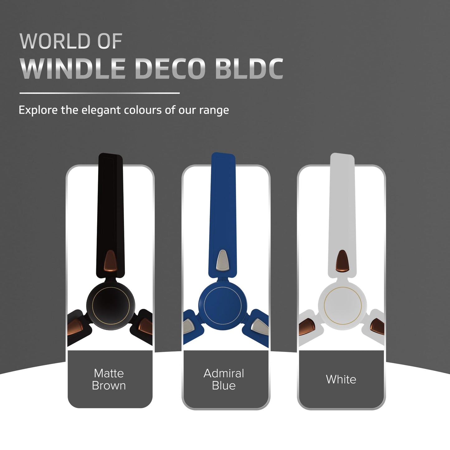 V-Guard Windle Deco BLDC Ceiling Fan for Home | 5 Star Rated Energy Efficient | Remote Control | White | 1.2 meters