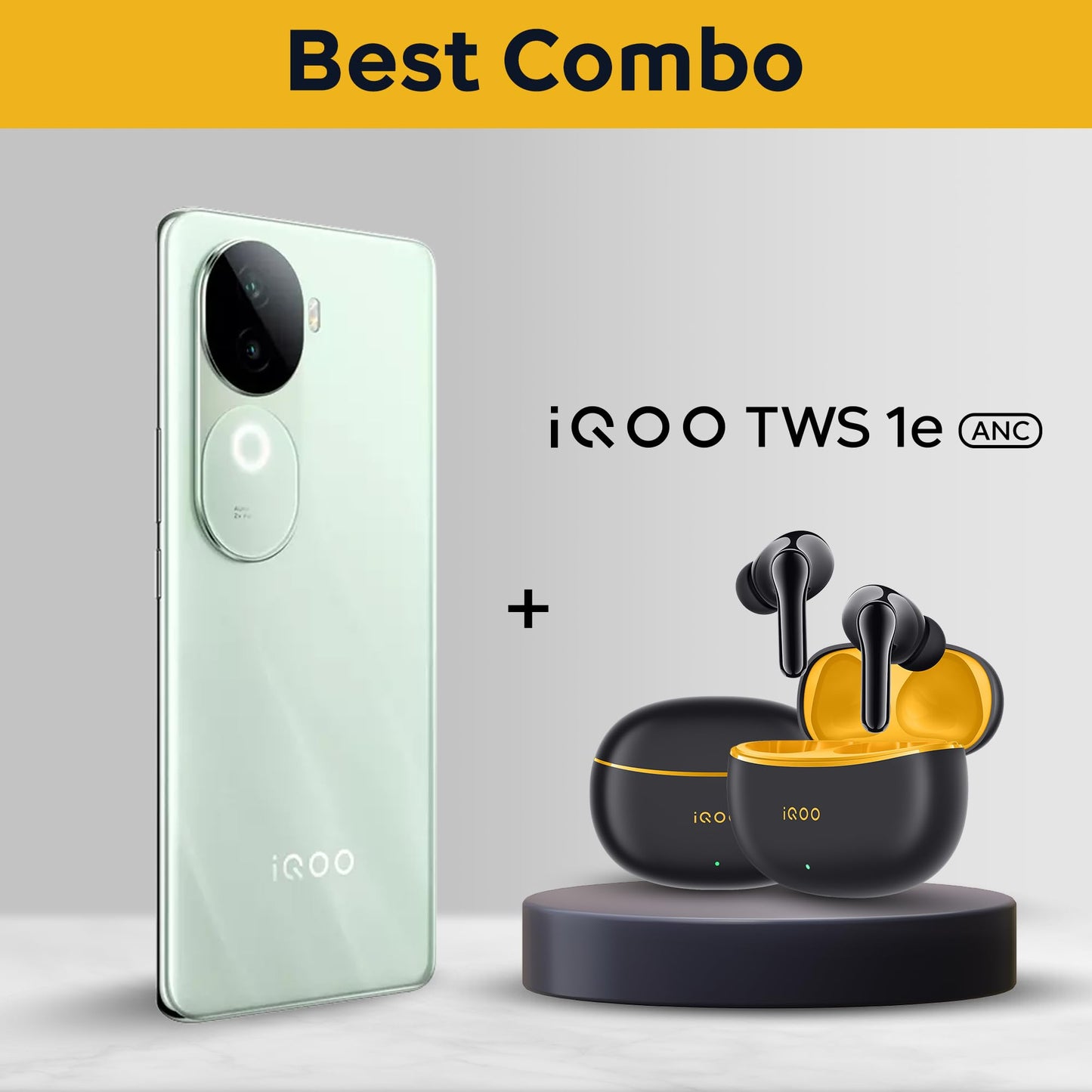 iQOO Z9s 5G (Onyx Green, 8GB RAM, 256GB Storage) | 120 Hz 3D Curved AMOLED Display | 5500 mAh Ultra-Thin Battery | Dimesity 7300 5G Processor | Sony IMX882 OIS Camera with Aura Light