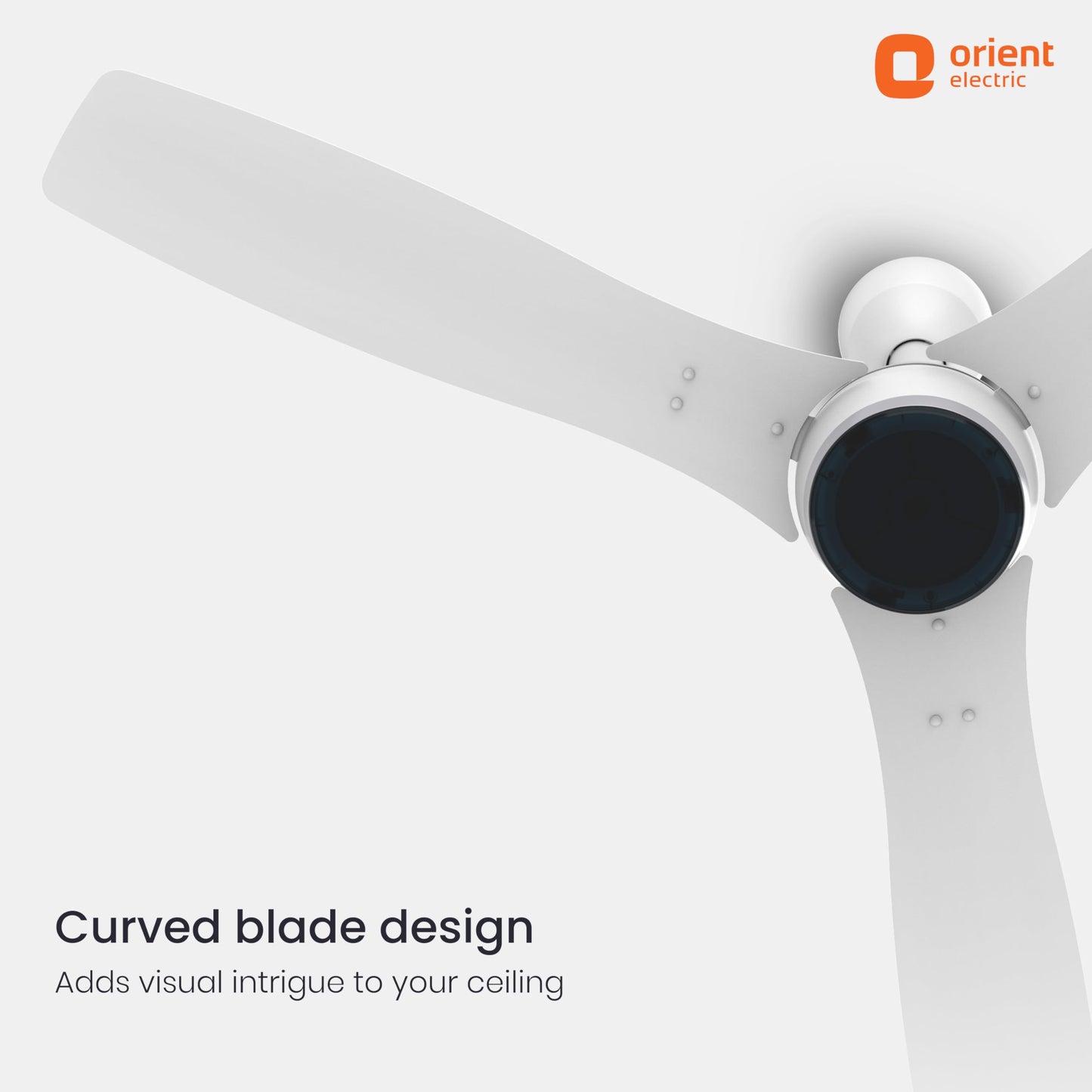 Orient Electric Newly Launched 1200 mm Aeon BLDC PRO, Anti-Dust Designer Ceiling fan with Remote & 5 yrs Warranty by Orient, Boost mode for Quick Cooling & High Air Delivery - Pixel White