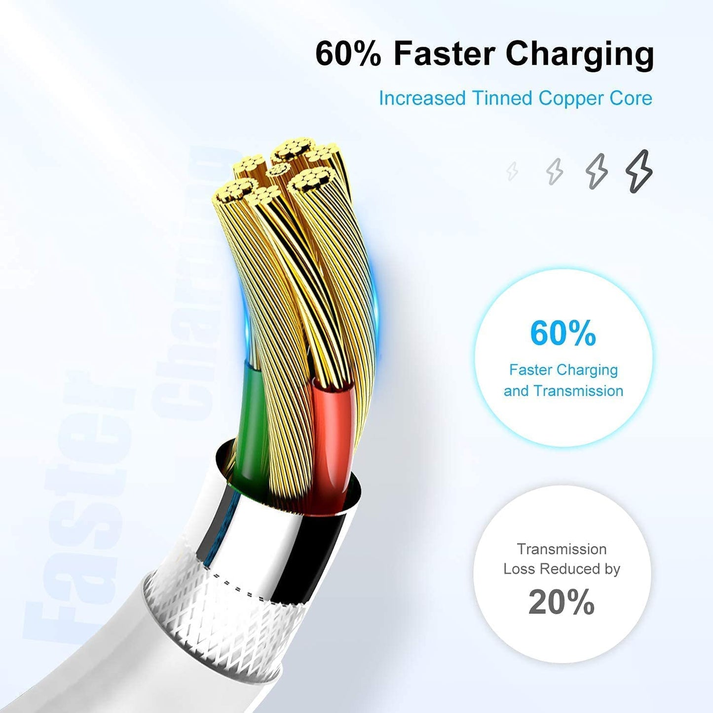 Original 25W Lightning Cable Fast Charging Cable Compatible with iphone 14,14 Plus,14 Pro,14 Pro Max,13,13 Mini,13 Pro,13 Pro Max,12,12 Mini,12 Pro,12 Pro Max,11,11 Pro,11 Pro Max,9,8,8 Plus,7,7 Plus