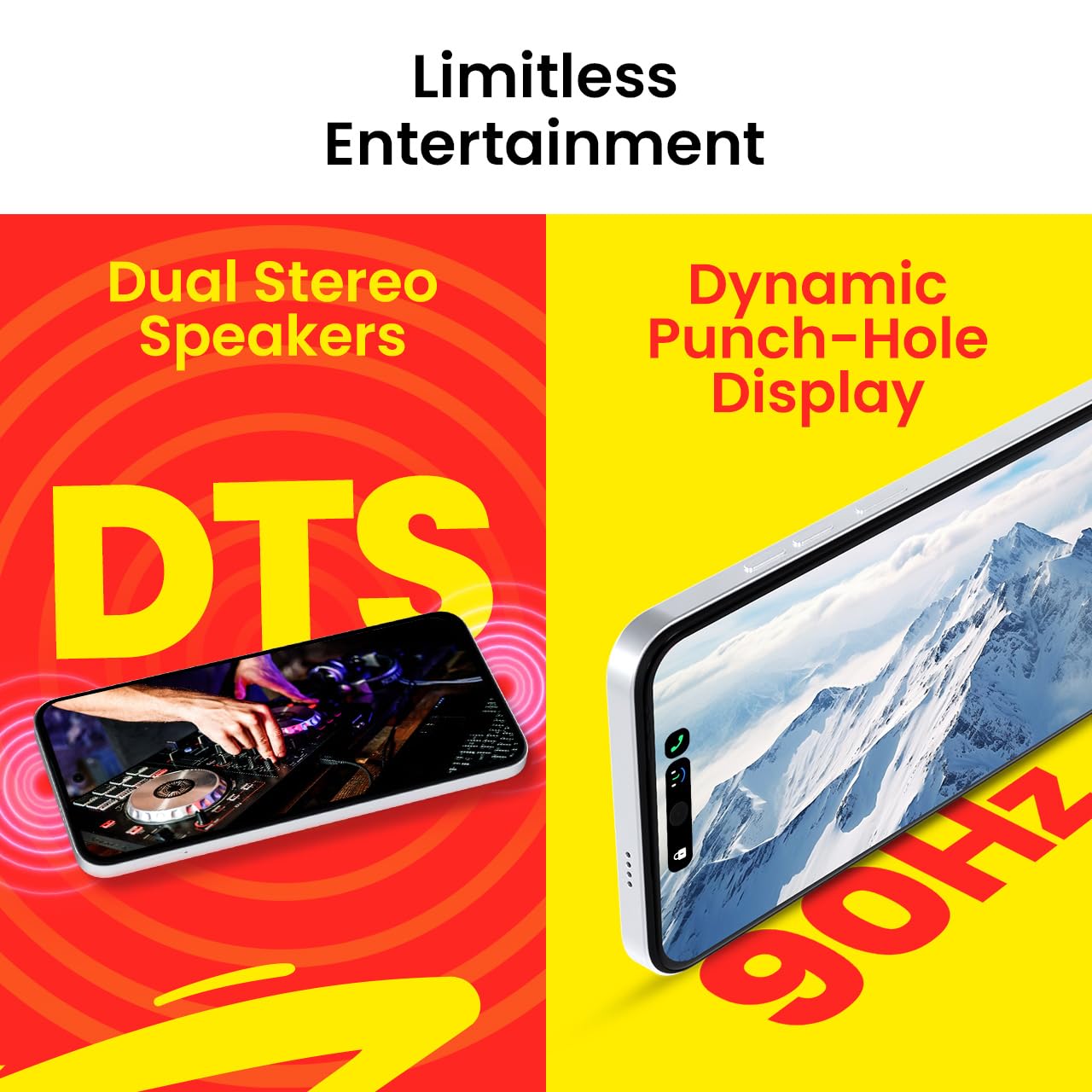 Tecno POP 9 (Glittery White, 3GB+64GB) |India's 1st Mediatek G50 | IP54 Rated | IR Remote | Dual Speaker with DTS | 36 Month Lag Free Fluency | 15W Fast Charging Support | 5000 mAh Battery