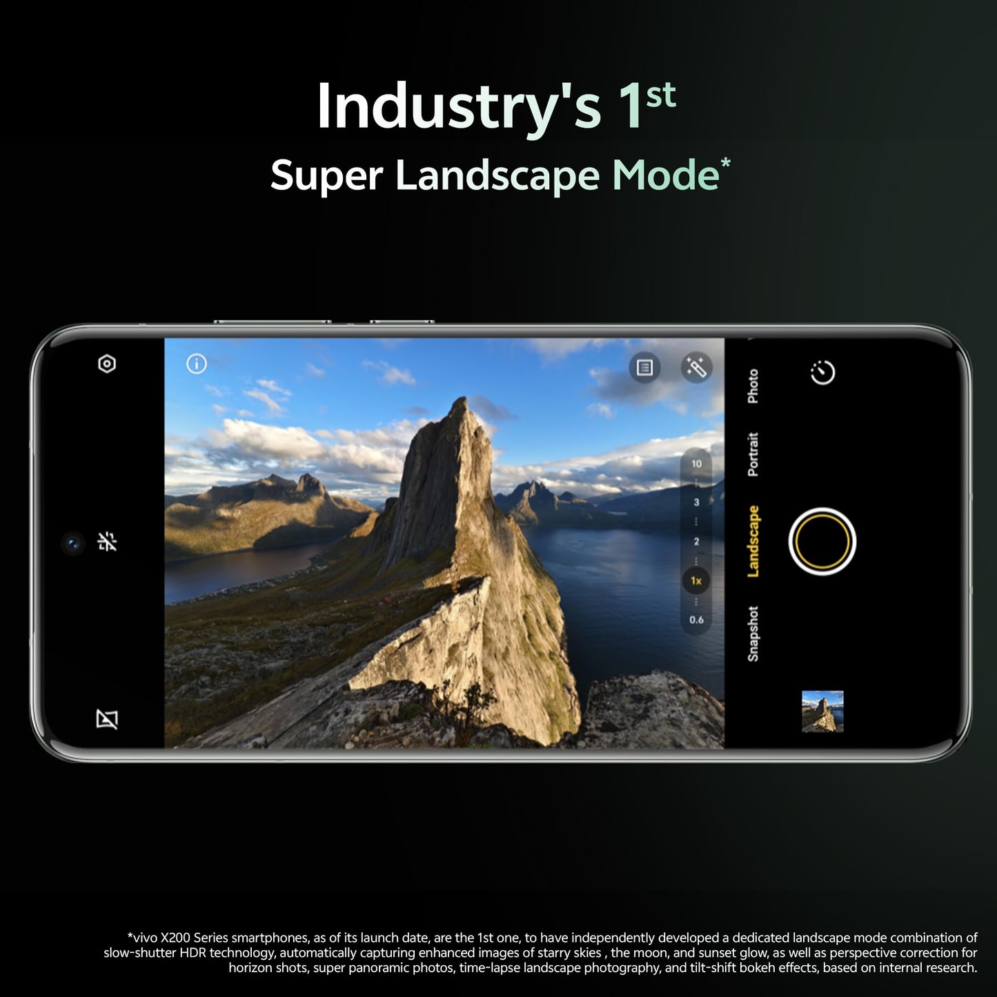 Vivo X200 5G (Natural Green, 12GB RAM, 256GB Storage) with No Cost EMI/Additional Exchange Offers