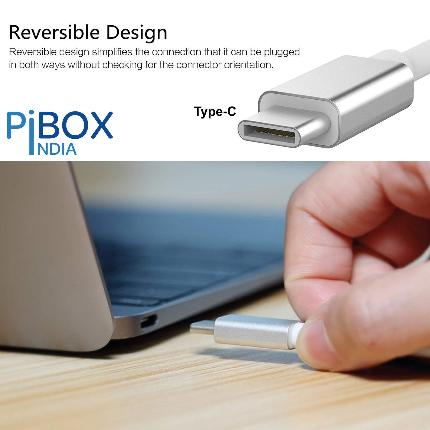 PiBOX India USB C to HDMI Adapter HDCP Support Aluminium Type C USB hub 3.1 to HDMI 4K/USB 3.0/USB C 3 in 1 Converter Cable Charging Port Adapter Cable for MacBook; Samsung Galaxy Note DEX (Grey)