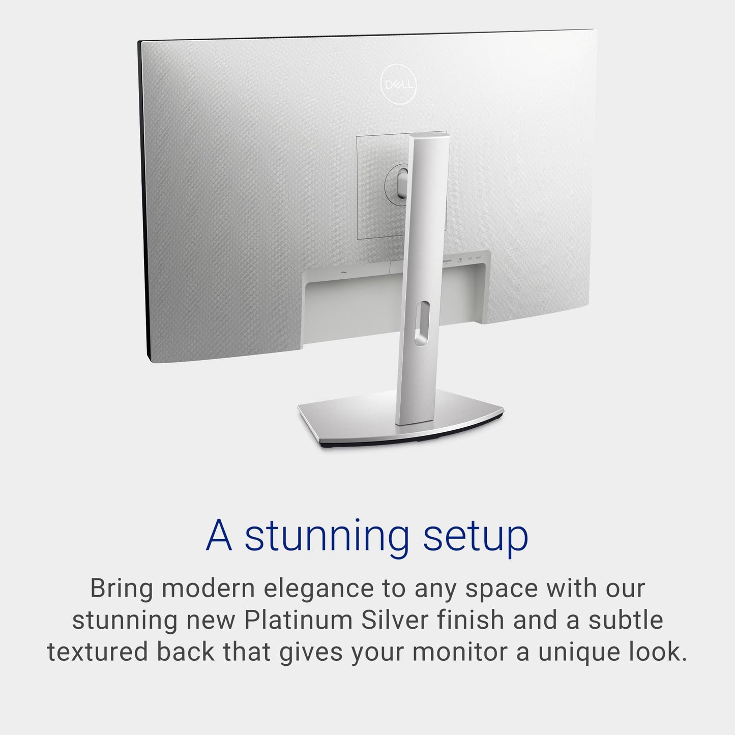Dell 27"(68.58 cm) S2722DC, QHD Monitor, Built in Dual Speakers & USB-C Hub, IPS Panel, Refresh Rate:75Hz, ResponseTime:4ms, Colour Gamut: 99% sRGB, Ports: 1xHDMI, 1xUSB-C, 2xUSB 3.2, 1xAudio Line Out