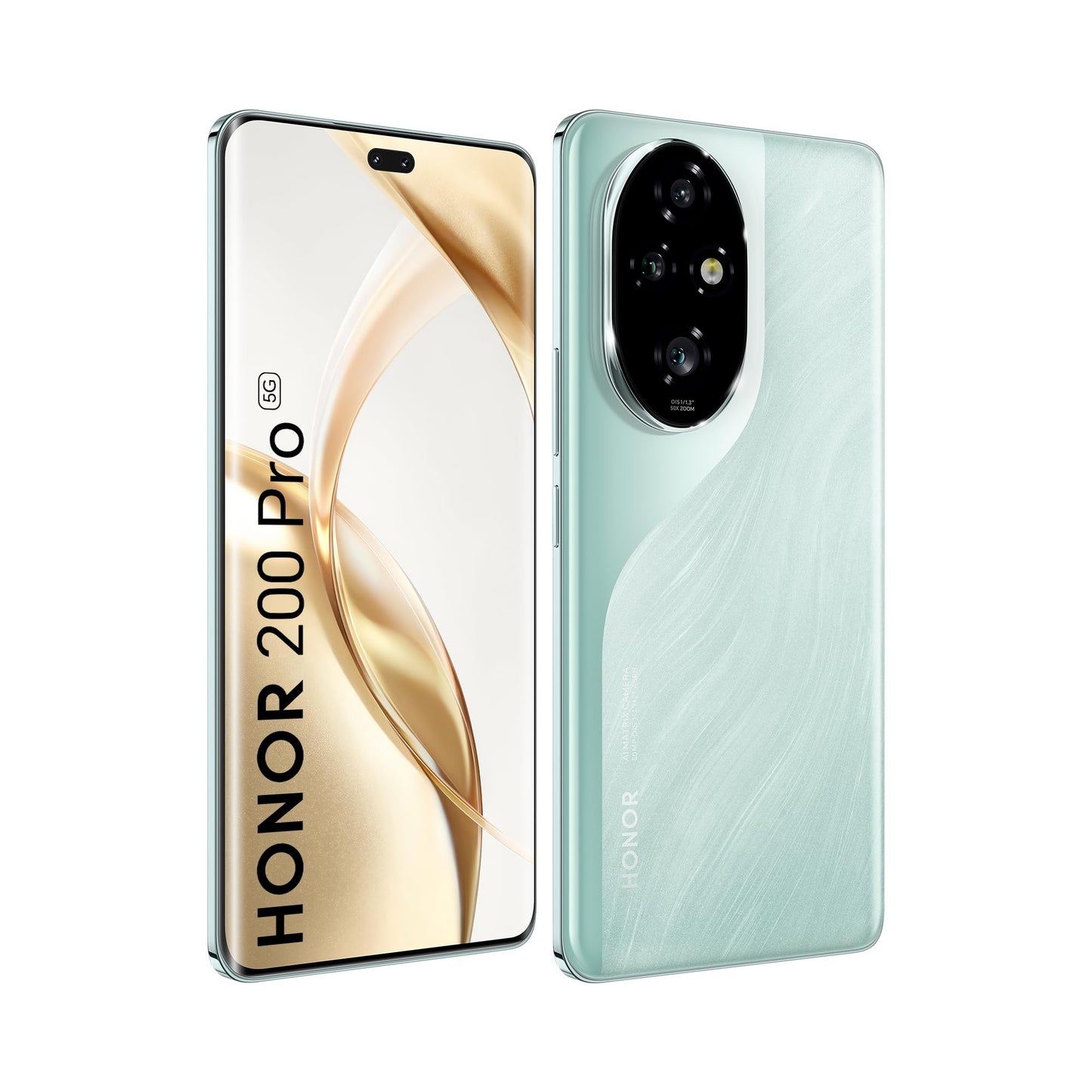 HONOR 200 Pro 5G (Ocean Cyan, 12GB+512GB) | 6.78-inch AMOLED Quad-Curved Display | Dual OIS 50MP+50MP+12MP Camera | 50MP Selfie Camera | Snapdragon 8s Gen 3 | AI-Powered MagicOS 8.0 | Without Charger