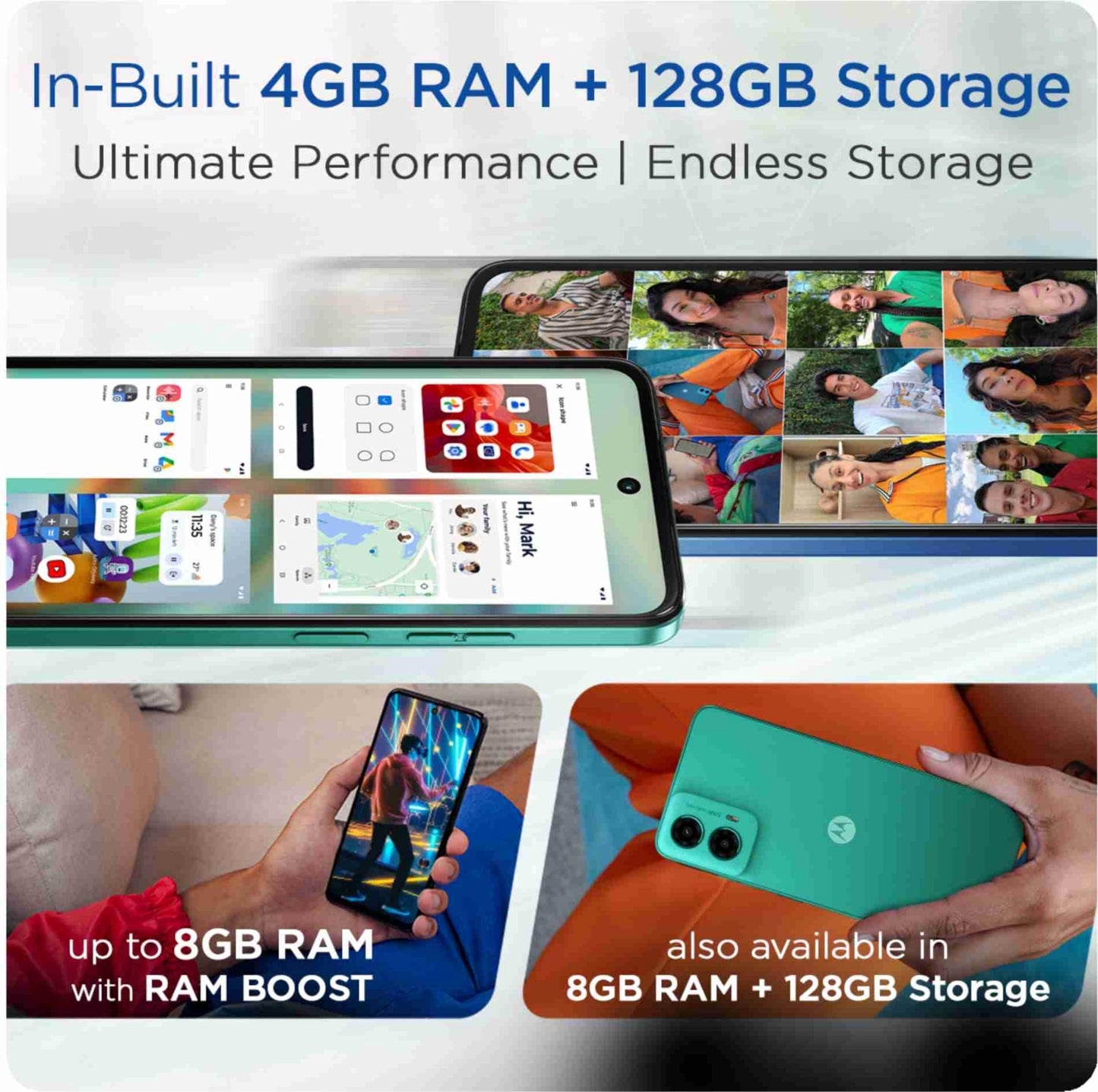 Motorola G45 5G (Viva Magenta, 4GB RAM, 128GB Storage)