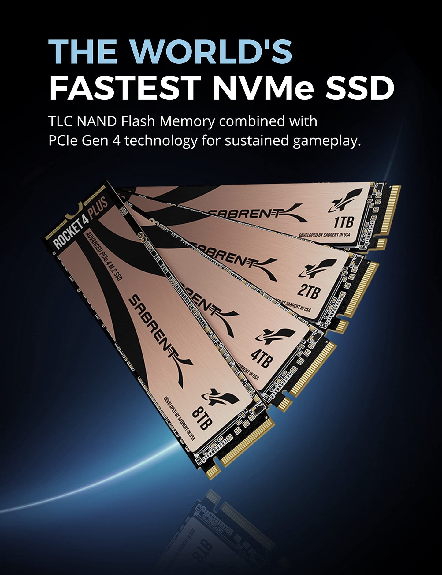 Sabrent 4TB Rocket 4 Plus NVMe 4.0 Gen4 PCIe M.2 Internal Extreme Performance SSD + M.2 NVMe PS5 heatsink (SB-RKT4P-PSHS-4TB)