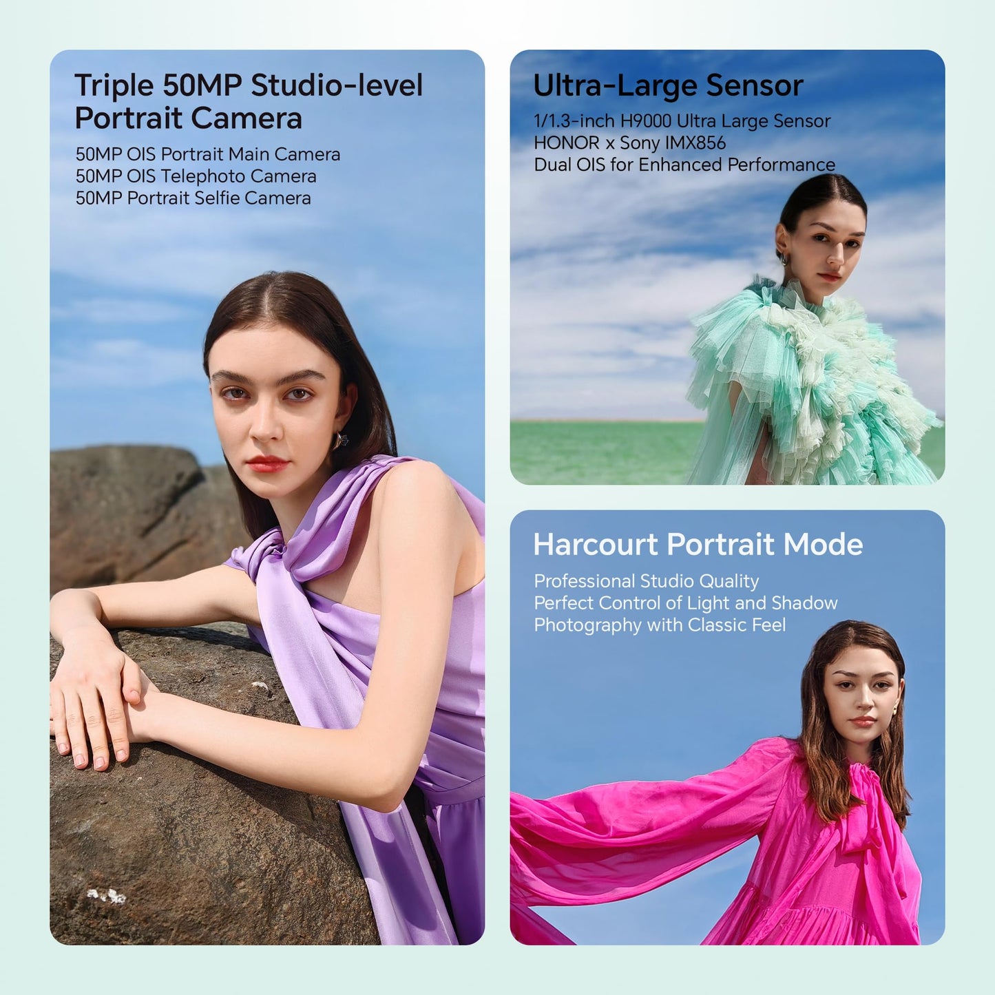 HONOR 200 Pro 5G (Ocean Cyan, 12GB+512GB) | 6.78-inch AMOLED Quad-Curved Display | Dual OIS 50MP+50MP+12MP Camera | 50MP Selfie Camera | Snapdragon 8s Gen 3 | AI-Powered MagicOS 8.0 | Without Charger