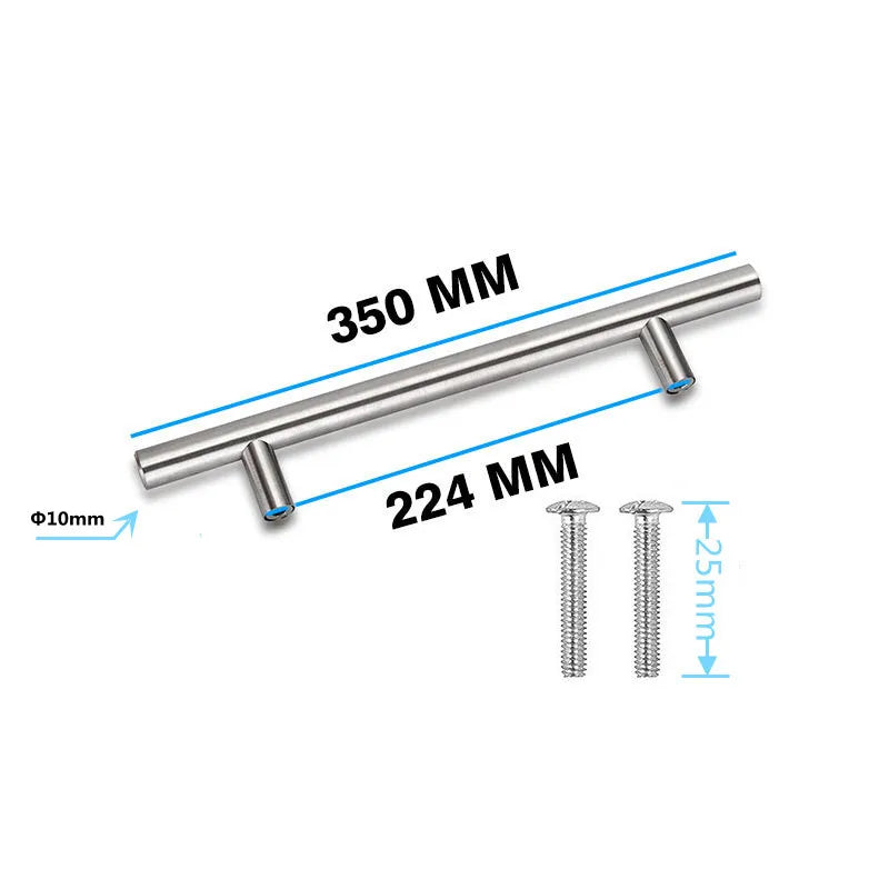 MAIKAK Modern Stainless Steel Kitchen Door Cabinet T Bar Handle Pull Knob Cabinet Knobs Furniture Handle Cupboard Drawer Handle