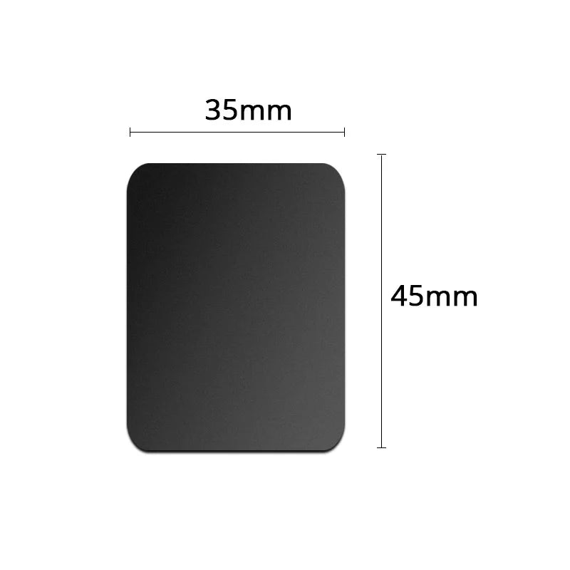 5PCS Car Phone Holder Metal Plate Magnetic Holder Round Square Sticker iron Sheet for Mobile Tablet Magnet Disk Desk Car Stand