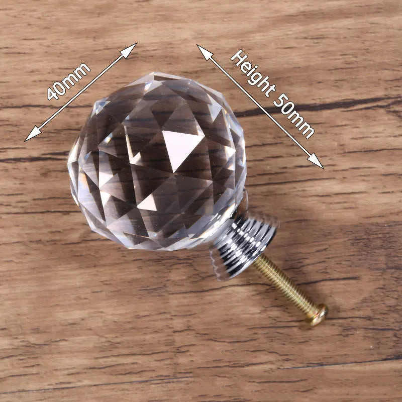 KAK Fashion Crystal Cabinet Knobs and Handles Colorful Crystal Dresser Drawer Knobs Kitchen Handles Furniture Handle Hardware