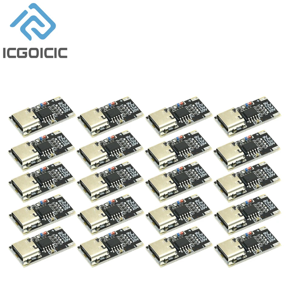 1-20PCS PD/QC/AFC Type-C Decoy Board USB Boost Module PPS/QC4 FCP AFC Type-C Trigger Polling Detector Power Fast Charging