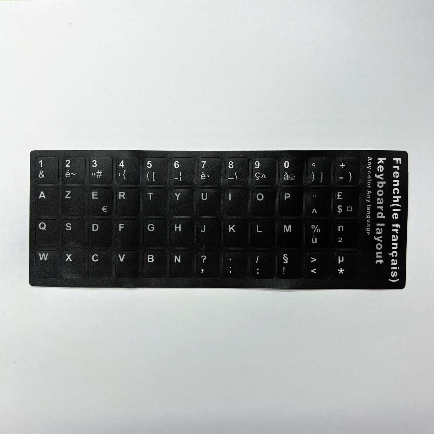 English Spanish Italian Korean French Deutsch Keyboard Stickers Frosted PVC Language Keyboard Sticker For Laptop Desktop PC