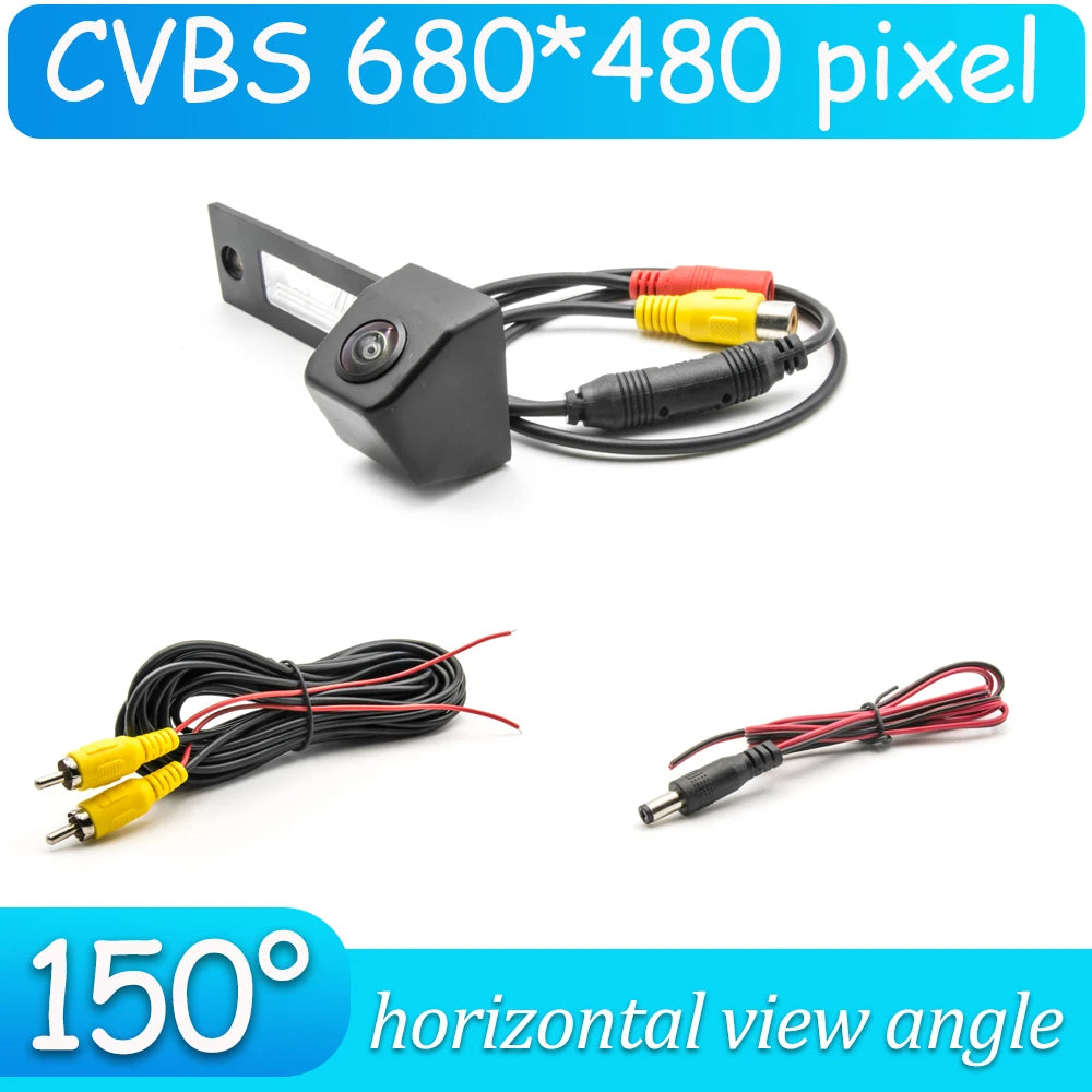 CCD HD AHD Fisheye Rear View Camera For Volkswagen Golf Plus 2005 2006 2007 2008 Before Facelift Car Reverse Parking Monitor