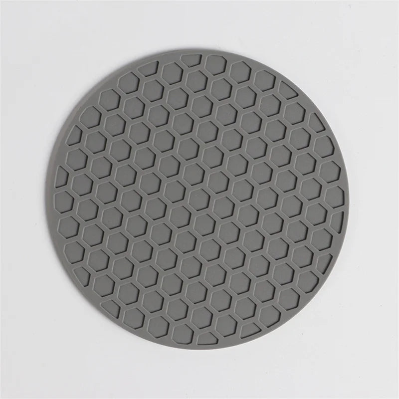 10/9cm Cup Coaster Silicone Cup Pad Slip Insulation Pad Cup Mat Hot Drink Holder Mug Stand Tasteless Home Kitchen Accessories