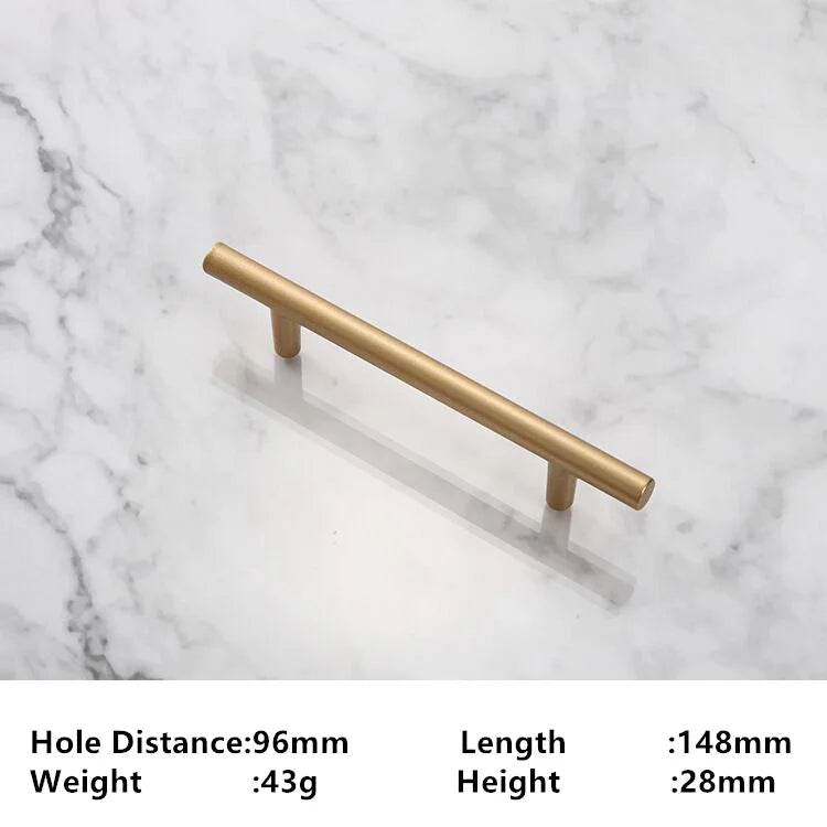 Handles Drawer Cabinet Furniture Kitchen Handles for Cabinet Knob Door Drawer Furniture Kitchen Knob Golden Simplicity Hardware