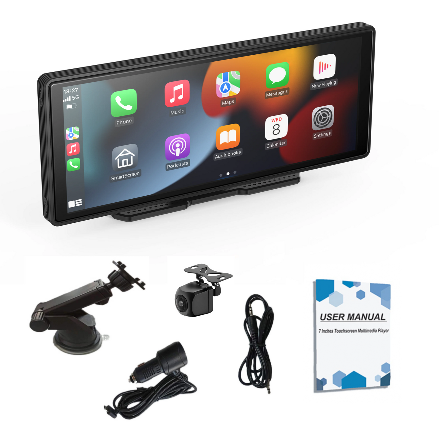 Pionray 10.26 Android Auto Universal Portable CarPlay for Car Screen Car Radio Video Wireless Carplay Screen for Apple