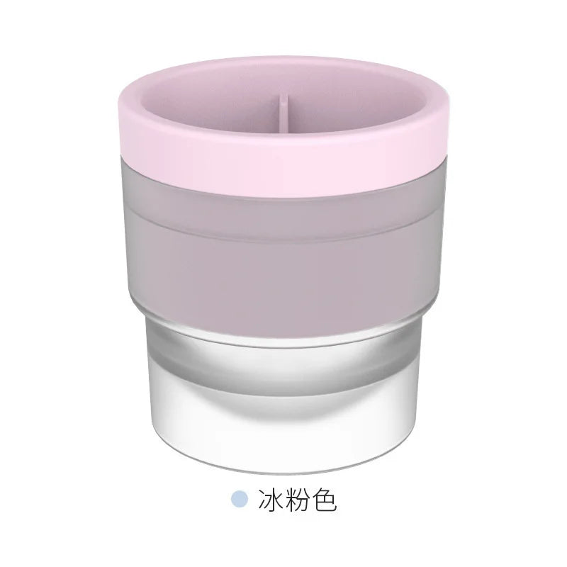 Whiskey Silicone Round Ice Hockey Mold Maker Large Spherical Ice Cube Ice Tray Grinder Suitable for Bar Home Kitchen Supplies
