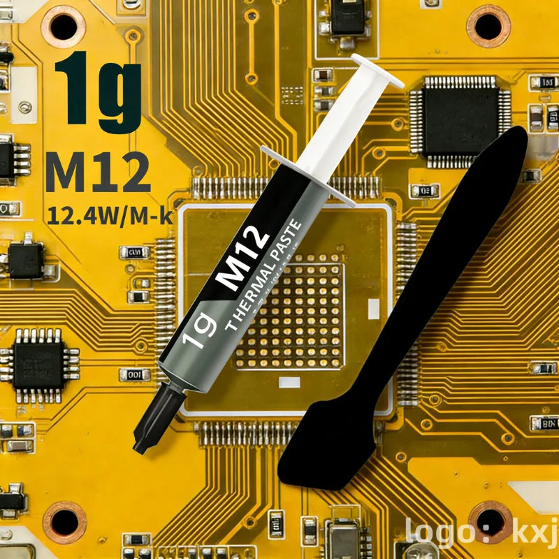 Thermal Paste Thermal Conductive Grease Paste 12.4 W/MK 1/4/8/15/30g For Game PC PS5 CPU GPU Cooling