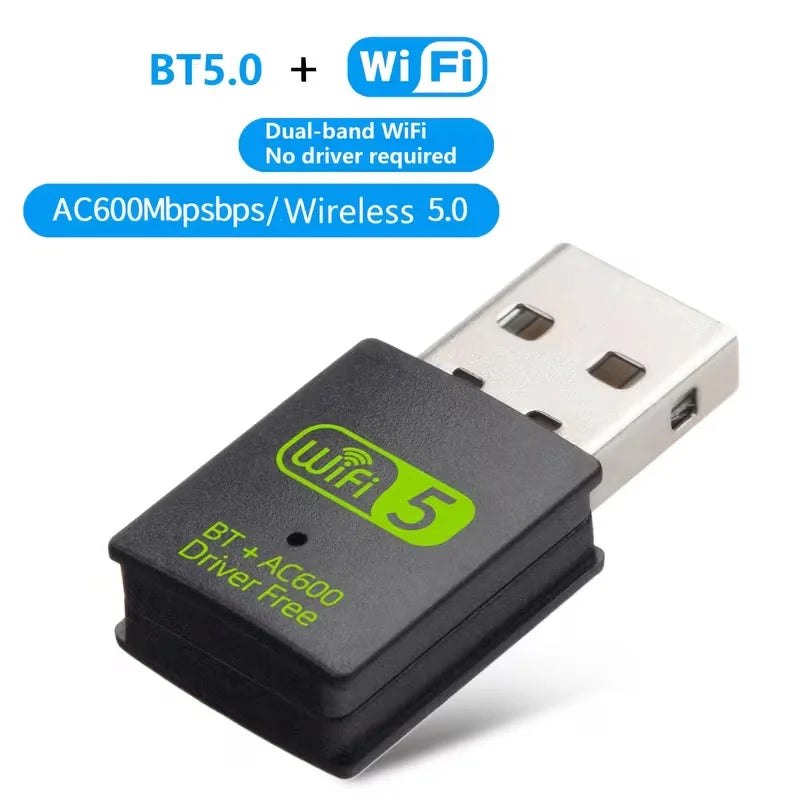 AX900 USB WiFi 6 Bluetooth 5.4 Adapter 2in1 Dongle Dual Band 2.4G & 5GHz USB Network Wireless Wlan Receiver