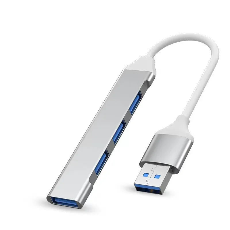 467 USB Dock Multi-Function Wire Divider High Speed Transmission One Drag Four Expanders for Mobile Phone Computer