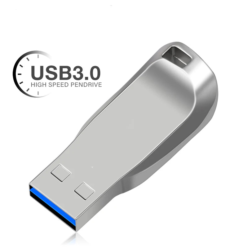 High-Speed Metal Rod USB Flash Drive 3.0 Durable Data Storage Stick Pen U Disk Multiple Capacities Options-128GB 64GB 32GB 16GB