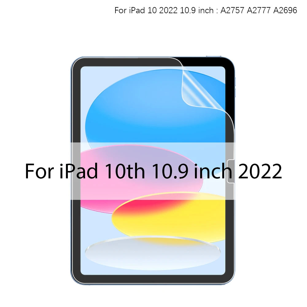 Like Paper Film Screen Protector For iPad Air 11 M3 A16 Pro 12.9 13 M4 M5 Air 3 4 5 10th 9th 8th Generation Mini 6 7 Accessories