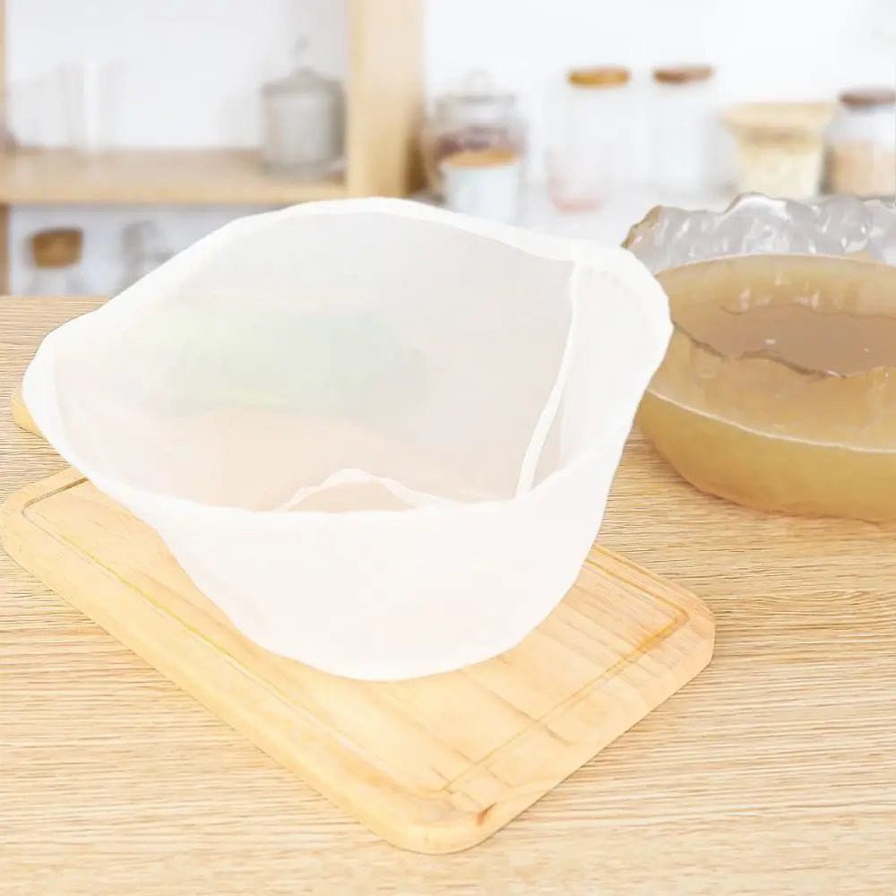 Gauze Soy Milk Filter Bag Home Multifunction Bowl Shape Liquid Filter Oval Kitchen Tools Soy Milk Strainer Kitchen Tools