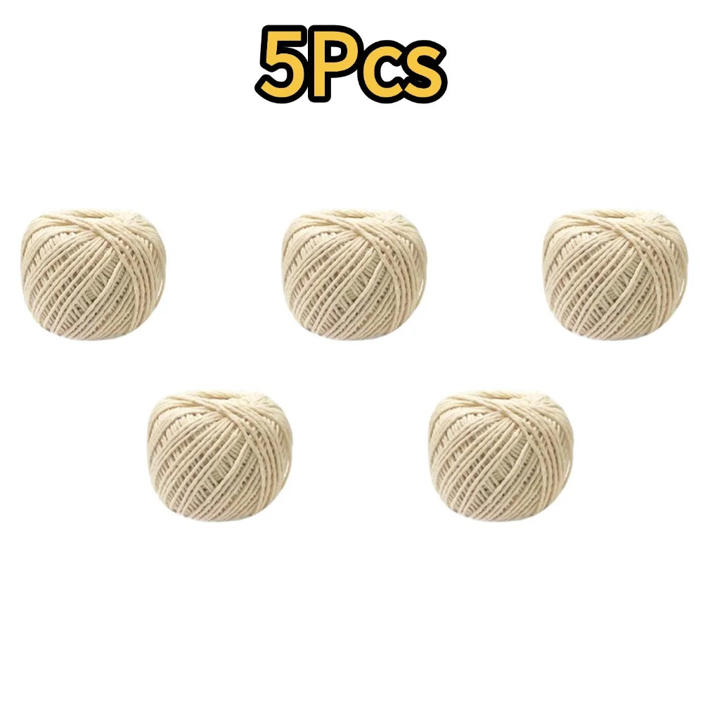 70m Cooking Tools Butcher's Cotton Twine Meat Prep Trussing Turkey Barbecue Strings Meat Sausage Tie Rope Cord Kitchen Supplies