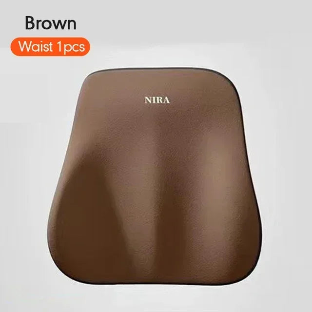 Car Headrest/1pc Lumbar Pillow 100% High Rebound Imported Memory Foam Car Neck Pillow Waist Support High End Car Seat Pillow
